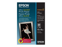 Epson Ultra Glossy Photo Paper - fotopapper - blank - 20 ark - 100 x 150 mm C13S041926
