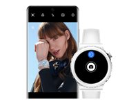 Huawei Watch GT 3 Pro - vit keramik - smart klocka med rem - vit 55028825