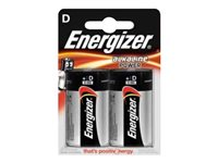 Energizer Alkaline Power batteri - 2 x D - alkaliskt 7638900297331