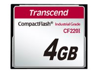 Transcend CF220I Industrial Temp - flash-minneskort - 4 GB - CompactFlash TS4GCF220I