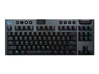 Logitech Gaming G915 TKL - tangentbord - QWERTY - spansk - kol Inmatningsenhet 920-009499
