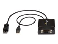 StarTech.com DisplayPort till DVI Dual Link aktiv adapter - DisplayPort till DVI-D adapter videokonverterare 2560x1600 60 Hz - DP 1.2 till DVI-skärm - USB-driven - Låsande DP-kontakt - DisplayPort-/ DVI-adapter - 37 cm DP2DVID2