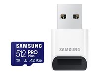 Samsung PRO Plus MB-MD512SB - flash-minneskort - 512 GB - mikroSDXC UHS-I MB-MD512SB/WW