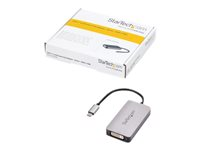 StarTech.com USB-C till DVI-adapter - Dual-Link-anslutbarhet - Aktiv konvertering - videokort - 24 pin USB-C till DVI-I - 15.2 cm CDP2DVIDP
