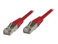 MicroConnect nätverkskabel - 50 cm - röd STP6005R