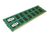 Crucial - DDR3 - sats - 8 GB: 2 x 4 GB - DIMM 240-pin - 1333 MHz / PC3-10600 - ej buffrad CT2KIT51264BA1339