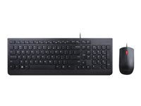 Lenovo Essential Wired Combo - sats med tangentbord och mus - isländsk 4X30L79902