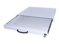 Aixcase - tangentbordshylla för rack - 1U AIX-19K1U-W