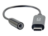 C2G USB C to 3.5mm Audio Adapter - USB C to AUX Cable - USB C to Headphone Jack - USB-C till uttagsadapter för hörlurar 54426