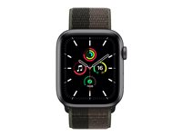 Apple Watch SE (GPS + Cellular) - rymdgrå aluminium - smart klocka med sportögla - tornado/gray - 32 GB MKT53B/A