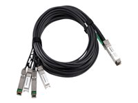 Dell Networking 40GbE QSFP+ to 4 x 10GbE SFP+ - nätverkskabel - 7 m 470-AAWU