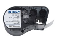 Brady B-403 - pappersetiketter - matt - 1 rulle (rullar) - Roll (1.905 cm x 7.62 m) MC-750-403