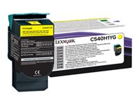 Lexmark - Lång livslängd - gul - original - tonerkassett - LCCP, LRP C540H1YG