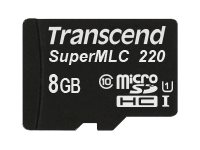 Transcend Industrial Temp microSDHC220I - flash-minneskort - 8 GB - microSDHC TS8GUSD220I