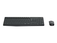 Logitech MK235 - sats med tangentbord och mus - fransk Inmatningsenhet 920-007907