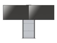 SMS Presence Wall/Floor VC Motorized - ställ - motoriserad - för 2 LCD-bildskärmar - aluminium, antracitgrå C591U006-2C0
