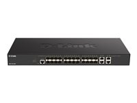 D-Link DXS 1210-28S - switch - 28 portar - smart - rackmonterbar DXS-1210-28S