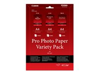 Canon Pro Variety Pack PVP-201 - set med fotopapper - 15 ark - A4 6211B021