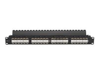 Black Box SpaceGAIN CAT6 High-Density Feed-Through - patch-panel - 1U - 19" JPM820A-HD