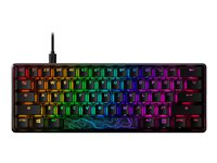 HyperX Alloy Origins 60 - tangentbord - 60% - fransk - rosa Inmatningsenhet 6P6K8AA#ABF