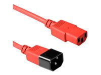 MicroConnect - strömkabel - IEC 60320 C14 till power IEC 60320 C13 - 1.8 m PE1413R18