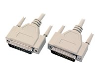 MicroConnect - parallell kabel - DB-25 till DB-25 - 10 m PRIGG10