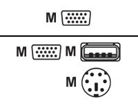 LevelOne ACC-2101 - tangentbords-/video-/muskabel - 1.8 m ACC-2101