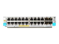 HPE - expansionsmodul - Gigabit Ethernet (PoE+) x 20 + Gigabit Ethernet / 10 Gigabit SFP+ x 4 J9990A