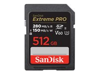 SanDisk Extreme Pro - flash-minneskort - 512 GB - SDXC UHS-II SDSDXEP-512G-GN4IN
