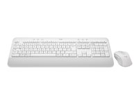 Logitech Signature MK650 Combo for Business - sats med tangentbord och mus - QWERTY - USA, internationellt - offwhite Inmatningsenhet 920-011032