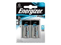 Energizer Max Plus batteri - 2 x LR14-/C-typ - alkaliskt E301324200