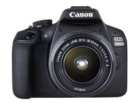 Canon EOS 2000D - digitalkamera EF-S 18-55 mm III och EF 75-300 mm III linser 2728C051