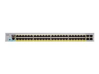 Cisco Catalyst 2960L-SM-48PQ - switch - 48 portar - smart - rackmonterbar WS-C2960L-SM-48PQ