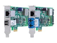 Allied Telesis AT-2911GP/SXSC - nätverksadapter - PCIe 2.0 - 1000Base-SX x 1 + Gigabit Ethernet (PoE+) x 1 AT-2911GP/SXSC-001