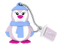 EMTEC Animalitos Marine Range M336 Miss Penguin - USB flash-enhet - 16 GB ECMMD16GM336