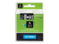 DYMO D1 - etiketttejp - 1 kassett(er) - Rulle (2,4 cm x 7 m) S0721010