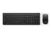Lenovo - sats med tangentbord och mus - QWERTY - USA med eurosymbol - svart Inmatningsenhet 4X31N50746