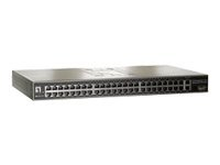 LevelOne GSW-5150 - switch - 48 portar - rackmonterbar GSW-5150