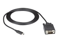 Black Box - videoadapterkabel - 24 pin USB-C till HD-15 (VGA) - 1.83 m VA-USBC31-VGA-006