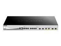 D-Link DXS 1210-12TC - switch - 12 portar - smart - rackmonterbar DXS-1210-12TC/E