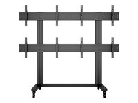 Multibrackets M Public Video Wall Stand 4-Screens ställ - för 4 LCD-bildskärmar - svart 7350022739710