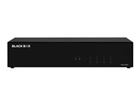 Black Box SECURE KVS4-2004V - omkopplare för tangentbord/video/mus/ljud - 4 portar - TAA-kompatibel KVS4-2004V