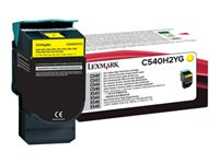 Lexmark - Lång livslängd - gul - original - tonerkassett - LCCP C540H2YG
