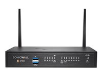 SonicWall TZ370W - Advanced Edition - säkerhetsfunktion - Wi-Fi 5 - med 1 års TotalSecure 02-SSC-6830