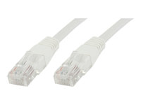 MicroConnect nätverkskabel - 1 m - vit UTP501W