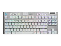 Logitech G G915 X - tangentbord - LIGHTSPEED TKL - QWERTY - brittisk - vit Inmatningsenhet 920-012736