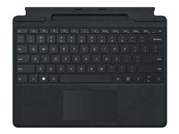 Microsoft Surface Pro Signature Keyboard - tangentbord - med pekplatta, accelerometer, Förvarings- och laddningsfack för Surface Slim Pen 2 - svart 8XB-00003