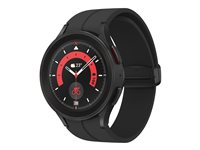 Samsung Galaxy Watch5 Pro - svart titan - smart klocka med sportband - svart titan - 16 GB SM-R925FZKAEUE