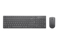 Lenovo Professional Ultraslim Combo - sats med tangentbord och mus - tjeckiska - järngrå 4X30T25805