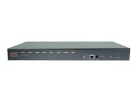 APC 8 Port Multi-Platform Analog KVM - omkopplare för tangentbord/video/mus - 8 portar AP5201